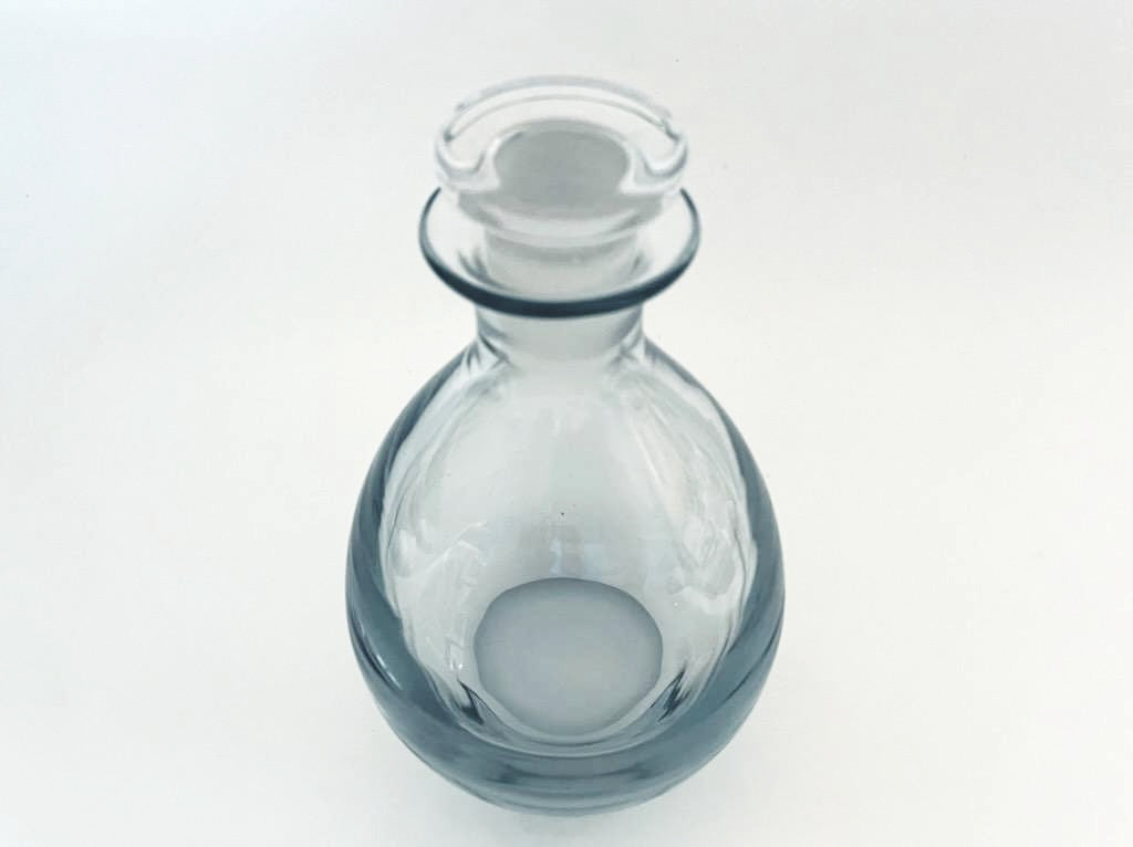 Strombergshyttan Modern Glass Decanter Marked Numbered