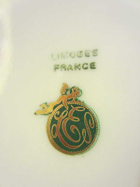 Limoges France Porcelain Box Rose Medallion Gilt Rim - Designer Unique Finds 
 - 4