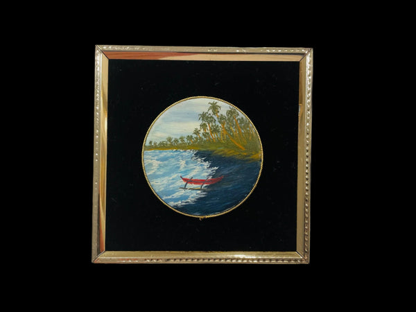 Larry Pratt Black Sand Beach Diamond Head Hawaii Original Paintings