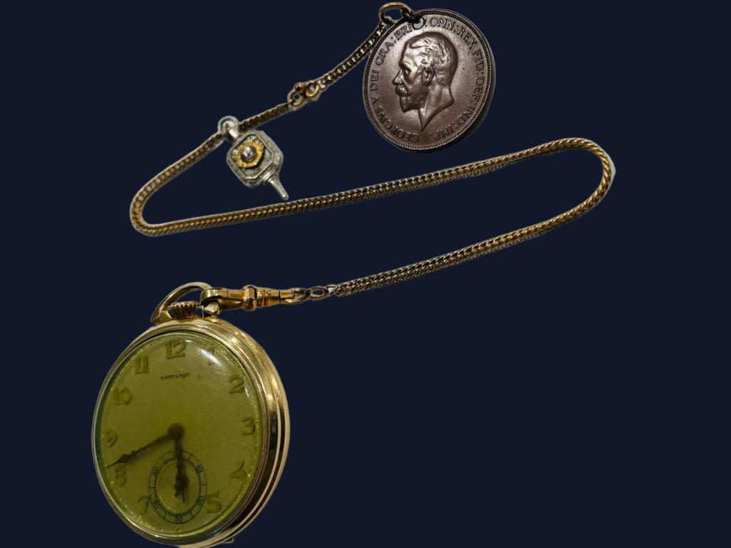 Newport coin deals pocket watch