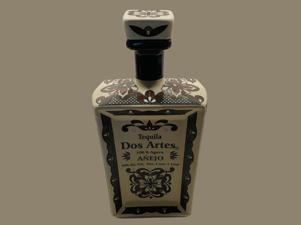 Dos Artes Anejo Hand Painted Empty Ceramic Decanter