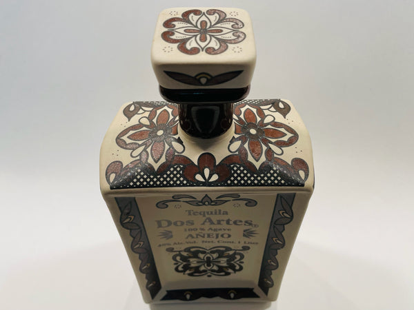 Dos Artes Anejo Hand Painted Empty Ceramic Decanter