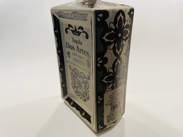 Dos Artes Anejo Hand Painted Empty Ceramic Decanter