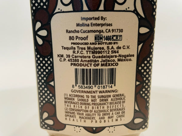 Dos Artes Anejo Hand Painted Empty Ceramic Decanter