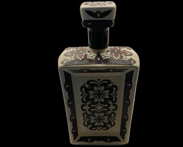 Dos Artes Anejo Hand Painted Empty Ceramic Decanter