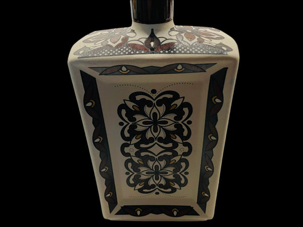 Dos Artes Anejo Hand Painted Empty Ceramic Decanter