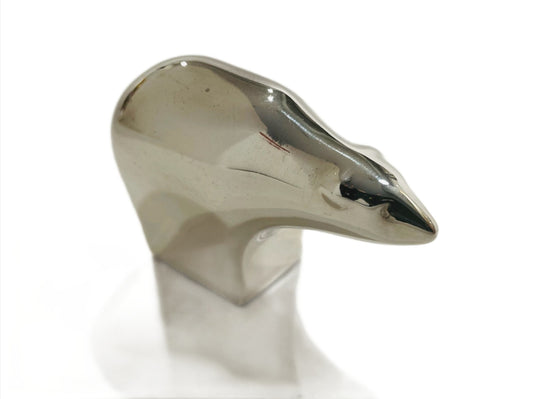 Dansk Designs GC Silver Japan Polar Bear Miniature Statue 