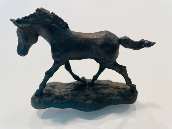 Miriam Reiker Fancy Free American Solid Bronze Horse Sculpture