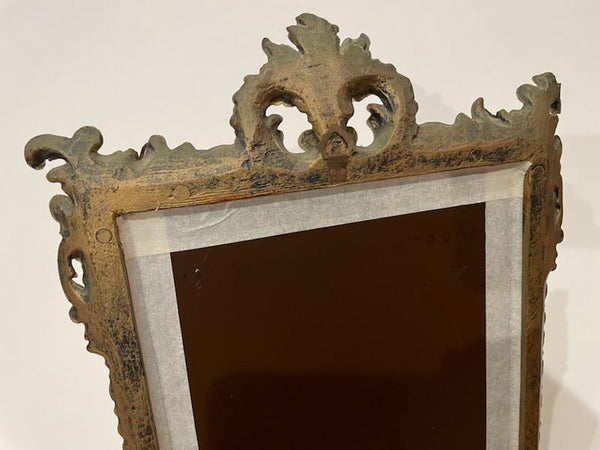 Art Deco Gilt Crest Mirror Italy