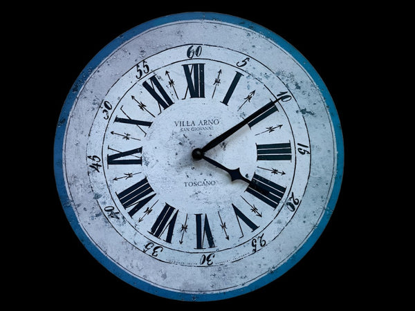 Timeworks Quartz Clock Berkeley California Villa Arno San Giovanni Toscano Style