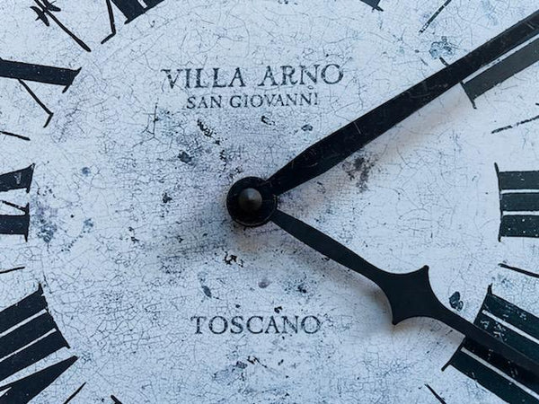 Timeworks Quartz Clock Berkeley California Villa Arno San Giovanni Toscano Style