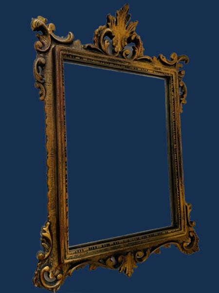 Art Deco Gilt Crest Mirror Italy