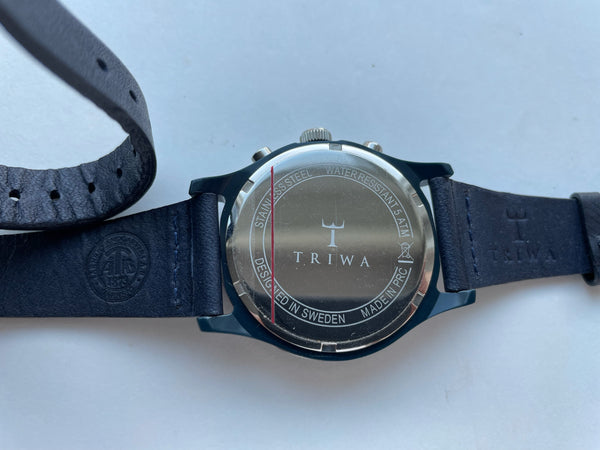 Triwa Designed In Stockholm Swedish Black Unisex Wrist Watch