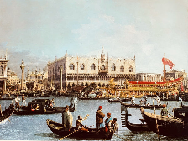 The Bucintoro Venice Di S Marco Ceremonial The Medici Society 1965 London Print