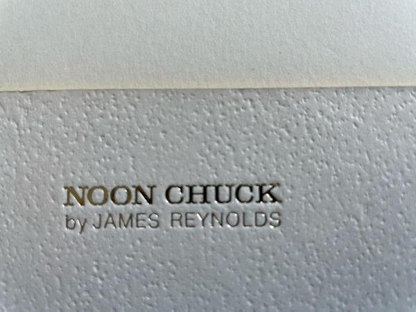James Reynolds Western Lithograph Pencil Signed Titled  Noon Chuck 1973