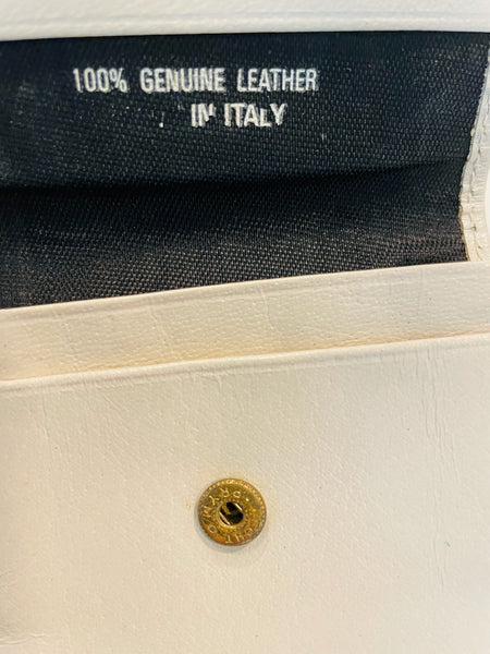 Coin Purse Made In Italy Genuine Leather Marked Singapore