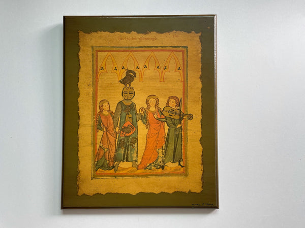 Medieval Opera Decoupage Originated in France Mary S Clark