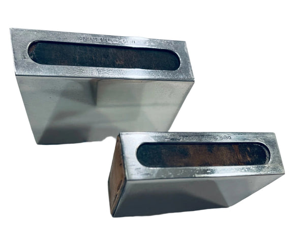 Gorham Sterling Match Box Holders Safety Cover Marked
