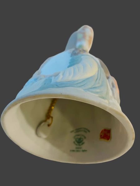 The Christopher Collection Lefton China Hand Painted Figurative Bell