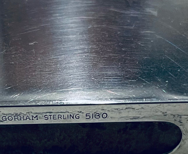 Gorham Sterling Match Box Holders Safety Cover Marked