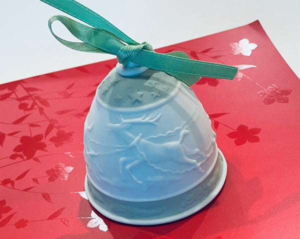 Lladro Christmas Bell Holiday Porcelain Memorabilia 1988 Made in Spain