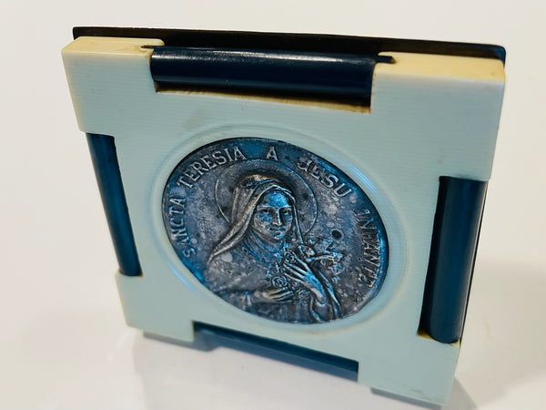 Bernard France Sancta Theresia A Jesu Infante Framed Medallion Icon Insignia