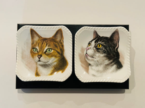 Royal Adderley Bone China England Cats Portraits Plates