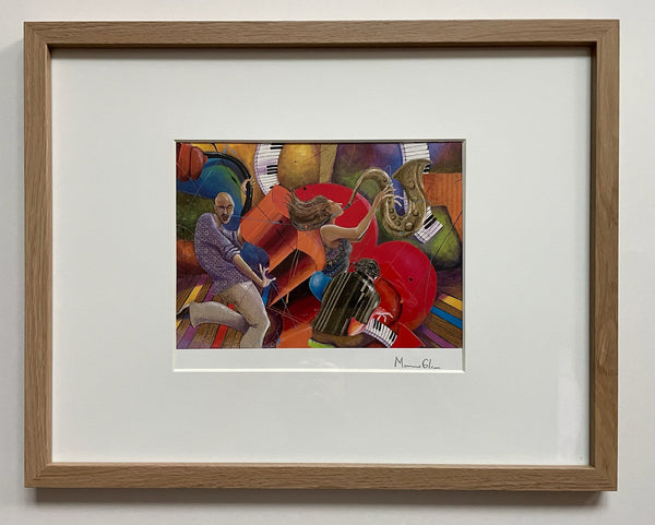 Marcus Glenn Love That Jazz Glossy Signed Seriolithograph