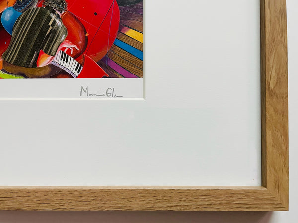 Marcus Glenn Love That Jazz Glossy Signed Seriolithograph