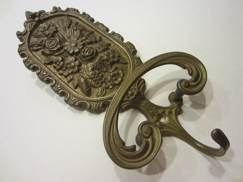 Architectural Italian Brass Floral Wall Decor Made In Italy