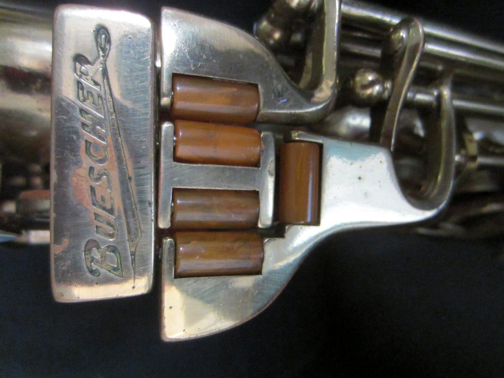 Buescher True Tone Aristocrat Elkhart Ind US Brass Saxophone Designer