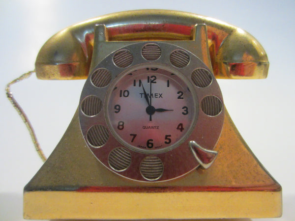 Timex Mini Telephone Quartz Clock Japan Movement