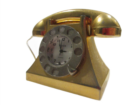 Timex Mini Telephone Quartz Clock Japan Mvmt 