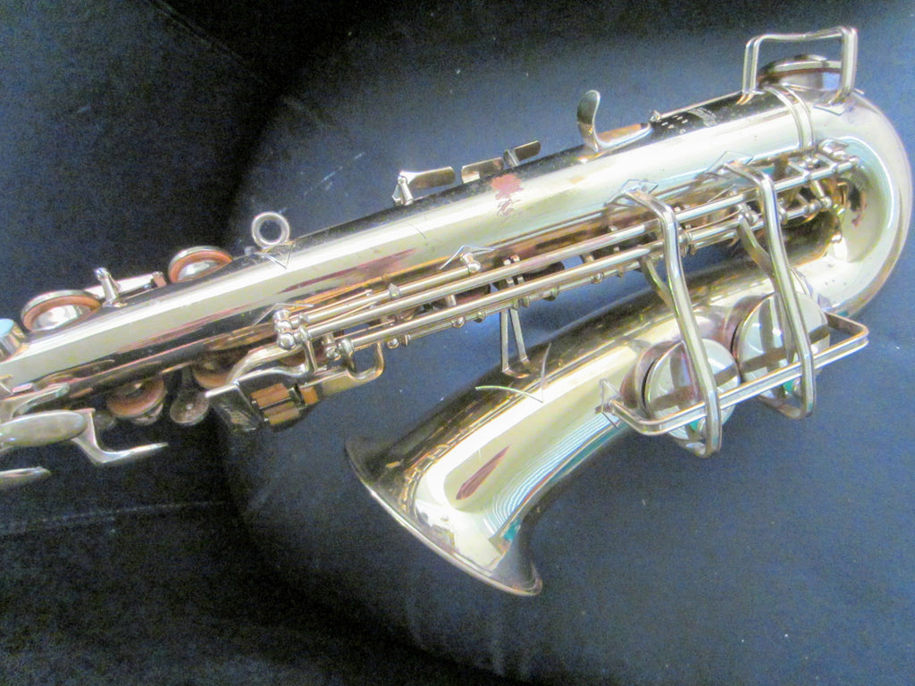 Buescher True Tone Aristocrat Elkhart Ind US Brass Saxophone Designer
