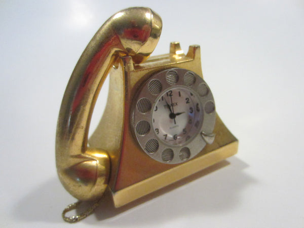 Timex Mini Telephone Quartz Clock Japan Movement