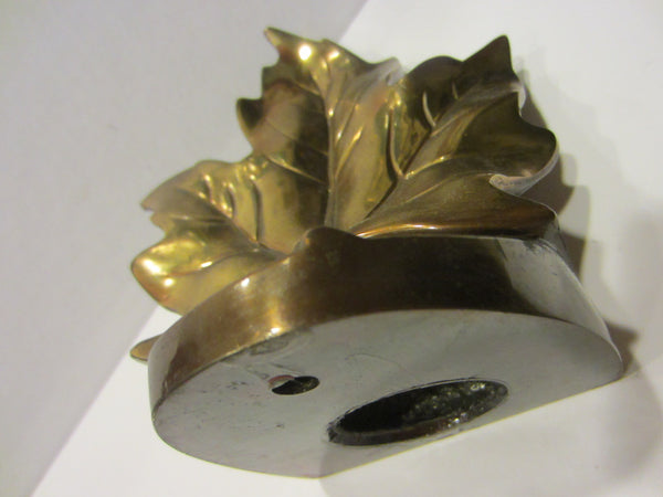 Bronze Maple Leaf Bookend Marked PMC 99B - Designer Unique Finds 
 - 6