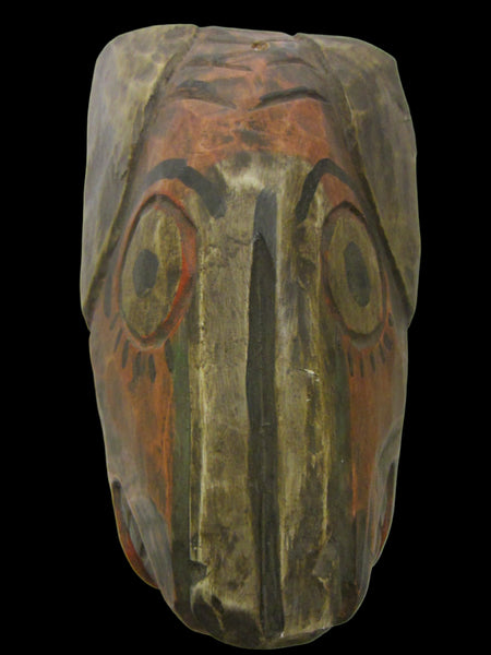Ceremonial Hand Carved Painted Modern Mask
