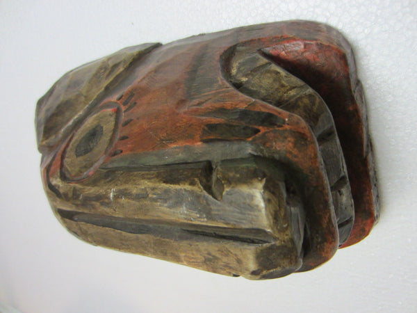 Abstract Modernist Folk Art Hand Painted Tribal Mask - Designer Unique Finds 
 - 1