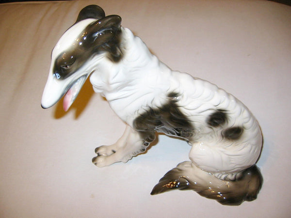 Cuernavaca Ceramic Seated Dog Hand Crafted Painted Signed By Artist - Designer Unique Finds 
 - 1