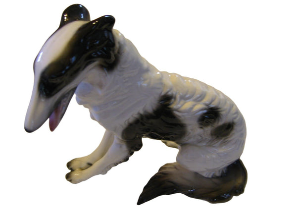 Cuernavaca Ceramic Seated Dog Hand Crafted Painted Signed By Artist - Designer Unique Finds 
 - 2