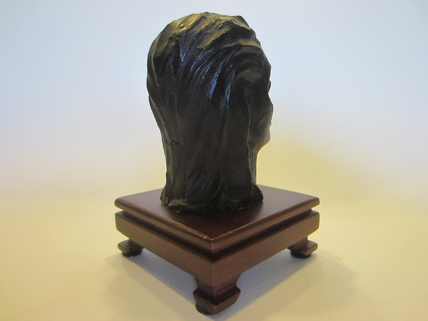 Hawaiian Composed Resin Head On Stand