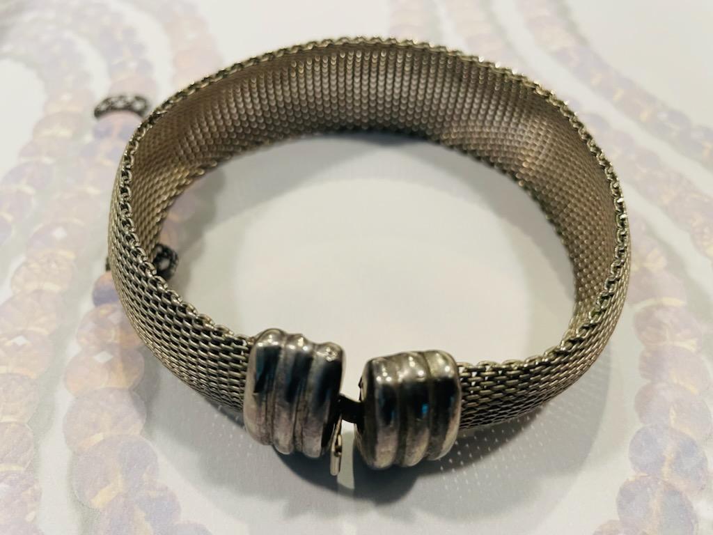 Silver Plated Mesh Bracelet 