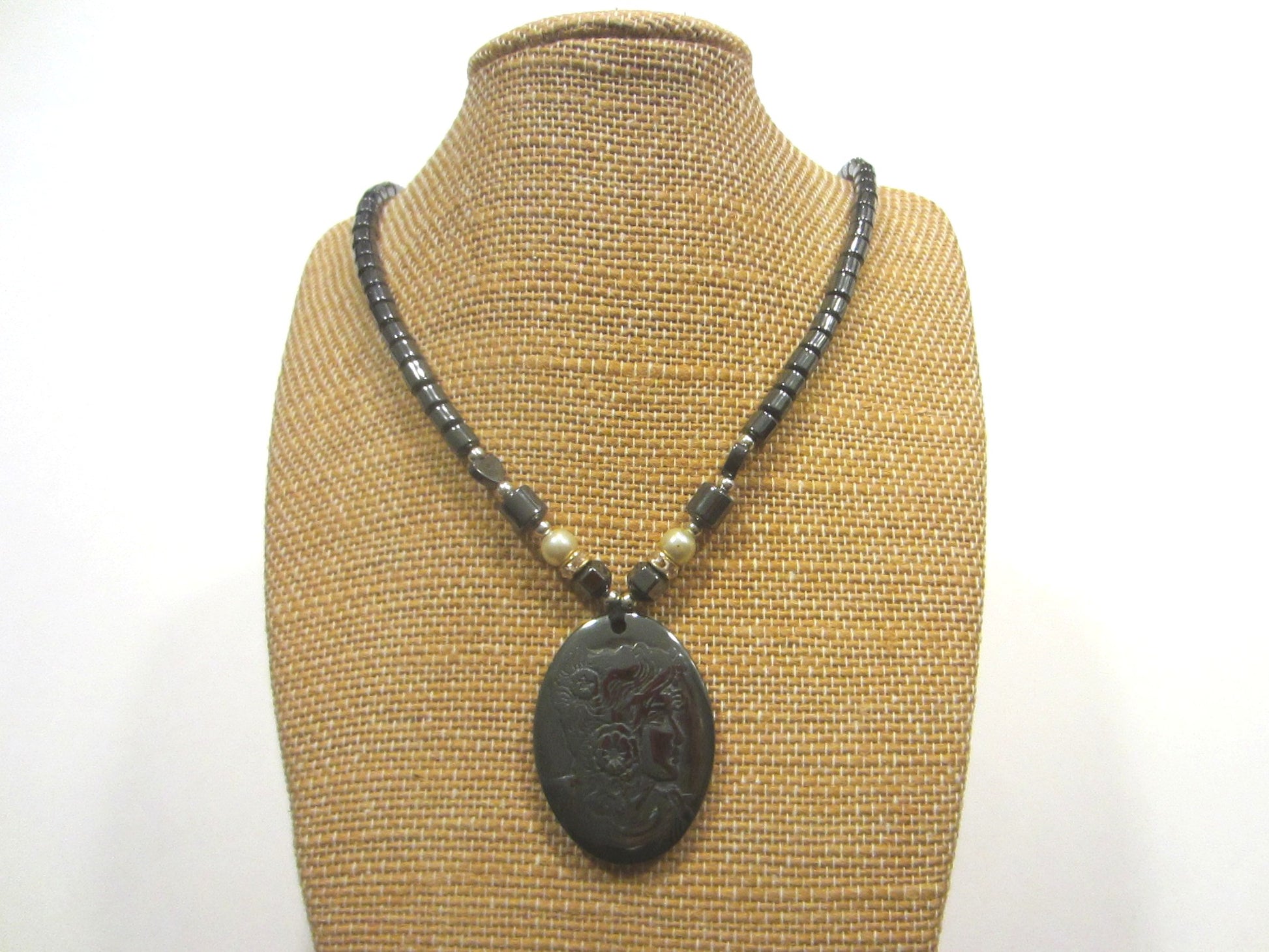 Mucha Inspire Portrait Pendant Necklace