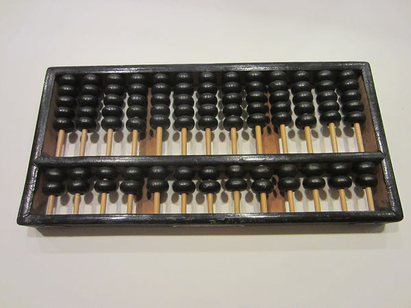 Classic Chinese Abacus With Makers Mark - Designer Unique Finds 