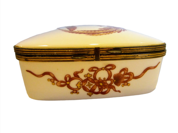 Decore A La Main Chantilly French Porcelain Box