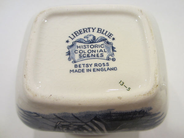 Liberty Blue Historic Colonial Ceramic Set Made In England
