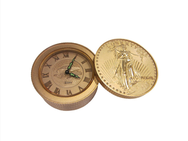Bulova Liberty Clock United States of America Twenty Dollars Travel Companion - Designer Unique Finds 
 - 1