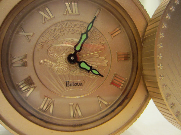 Bulova Liberty Clock United States of America Twenty Dollars Travel Companion - Designer Unique Finds 
