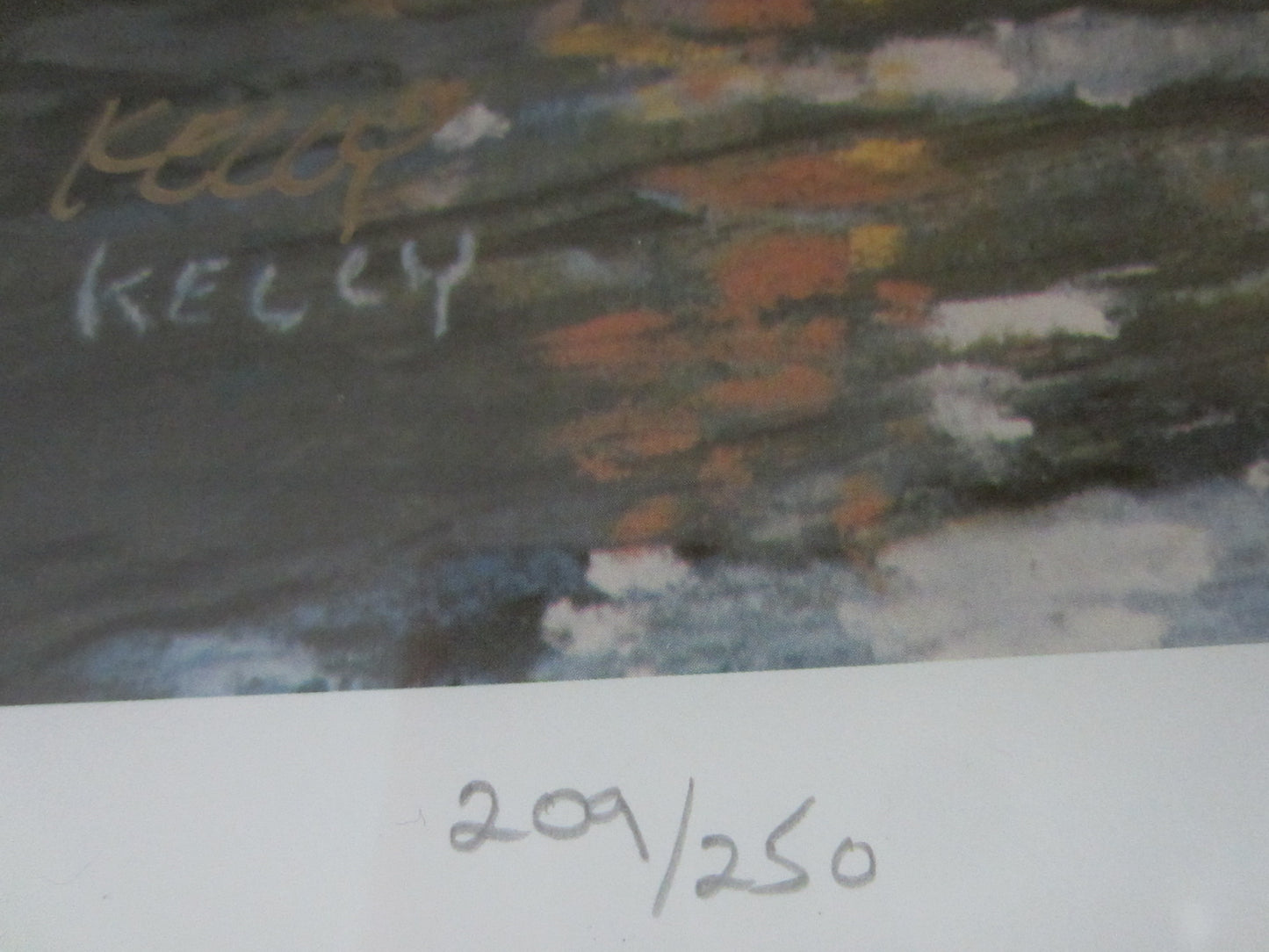 John Kelly San Francisco Pencil Signed LE Entitled Fisherman Wharf Serigraph