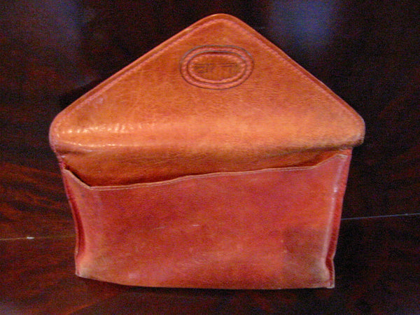 Red Leather Designer Envelope Clutch Hand Made In Italy - Designer Unique Finds 
 - 7